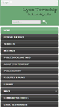 Mobile Screenshot of lyontownship.org